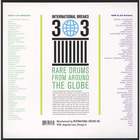 Unknown Artist - International Breaks 303: Rare Drums From Around The Globe
