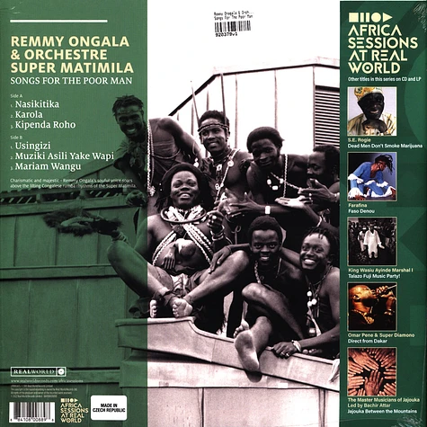 Remmy Onagala & Orchestre Super Matimila - Songs For The Poor Man