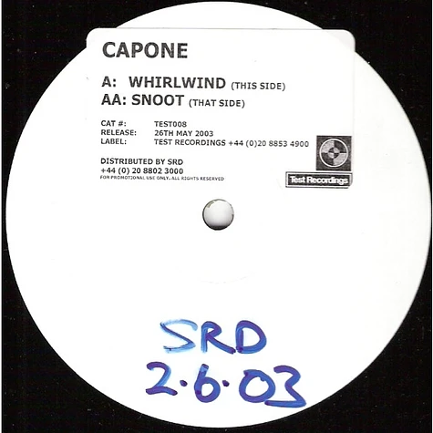 Capone - Whirlwind / Snoot