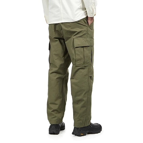 Vintage Fit 6 Pocket Cargo Pants Army Green