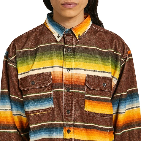 orSlow - Loose Fit Mexican Rag Print Shirt