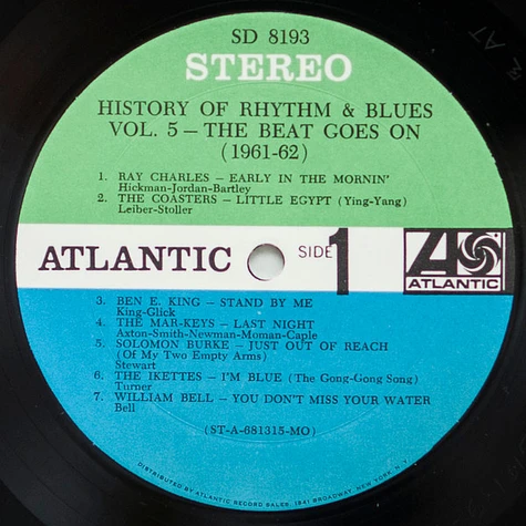 V.A. - History Of Rhythm & Blues Volume 5 The Beat Goes On 1961-62