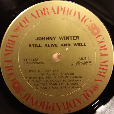 Johnny Winter - Still Alive And Well