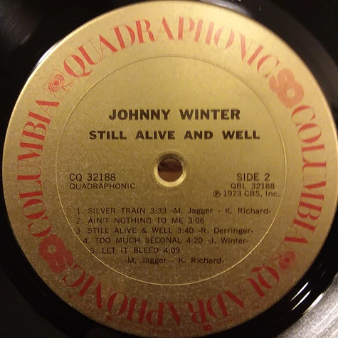 Johnny Winter - Still Alive And Well