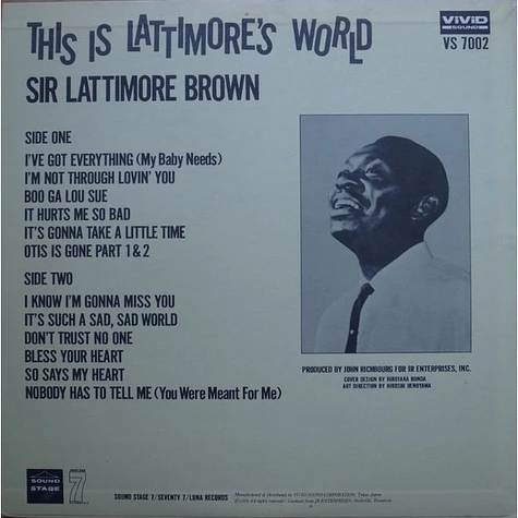 Lattimore Brown - This Is Lattimore's World