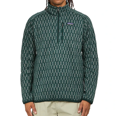 Patagonia Better Sweater 1/4 Zip - Pine Knit/Northern Green – Route One