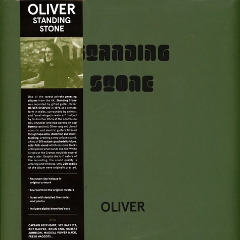 Oliver - Standing Stone Black Vinyl Edition