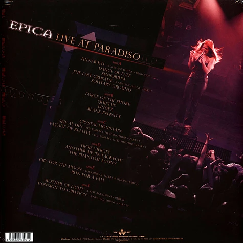 Epica - Live At Paradiso