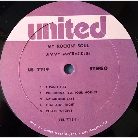 Jimmy McCracklin - My Rockin' Soul