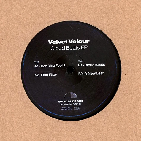 Velvet Velour - Cloud Beats EP