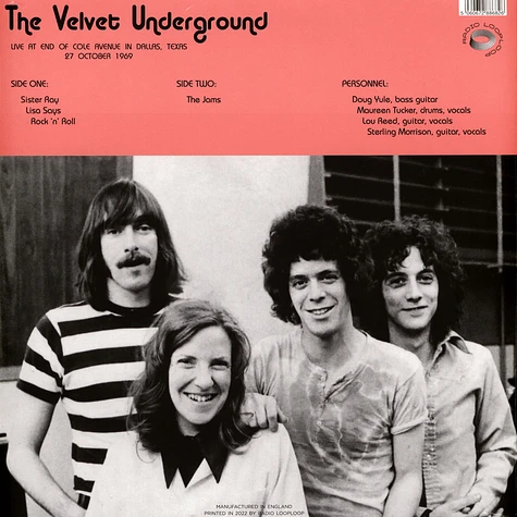 Velvet Underground - Live At End Of Cole Avenue In Dallas 1969