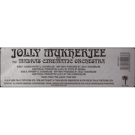 Jolly Mukherjee With The Madras Cinematic Orchestra - Madhuvanthi / Patdeep
