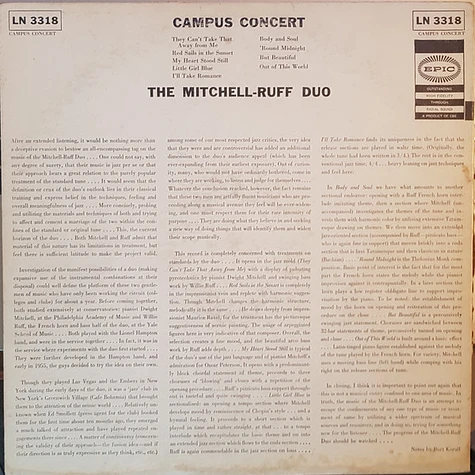 The Mitchell-Ruff Duo - Campus Concert