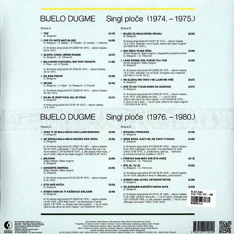 Bijelo Dugme - Singl Ploce 1974 - 1980
