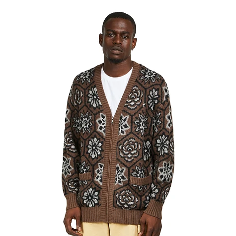 Patta - Wall Flower Knitted Zip Cardigan