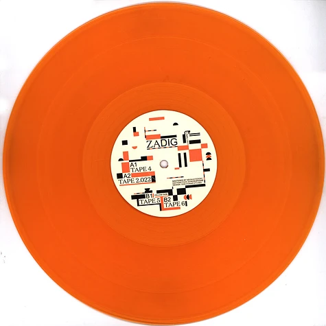 Zadig - Lost Tape 2 EP Orange Vinyl Edition