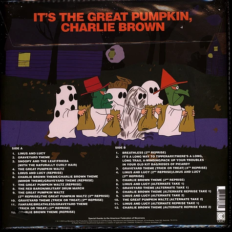 Vince Guaraldi - OST It's The Great Pumpkin, Charlie Brown Limited Colored Vinyl Edition