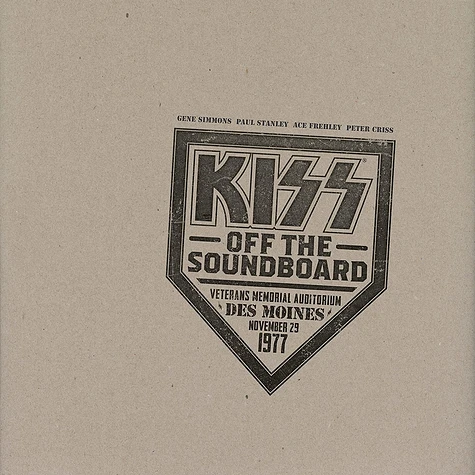 Kiss - Kiss Off The Soundboard: Live Des Moines 1977