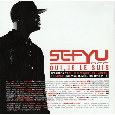 Sefyu - Oui, Je Le Suis