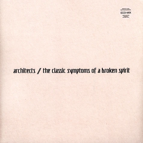 Architects - The Classic Symptoms Of A Broken Spirit Eco-Mix Colored Vinyl Edition