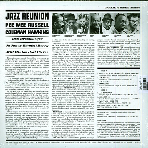 Pee Wee Russell / Coleman Hawkins - Jazz Reunion