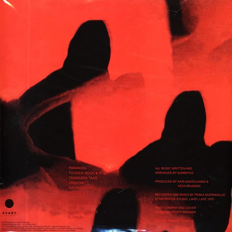 Kummitus - Kahdet Kasvot Red Vinyl Edtion