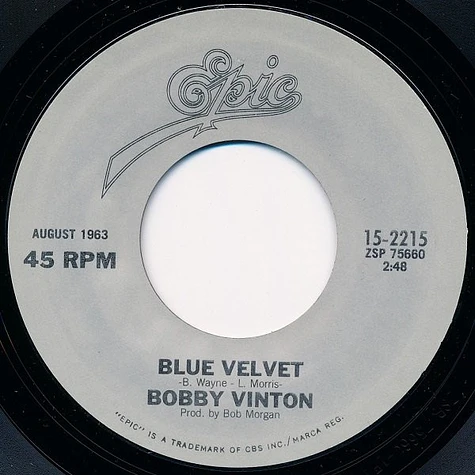 Bobby Vinton - Blue Velvet / Blue On Blue