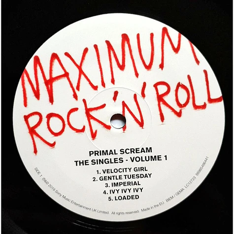 Primal Scream - Maximum Rock 'N' Roll (The Singles Volume 1)