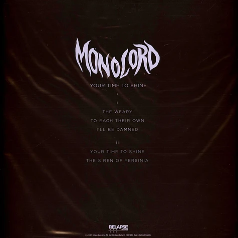 Monolord - Your Time To Shine