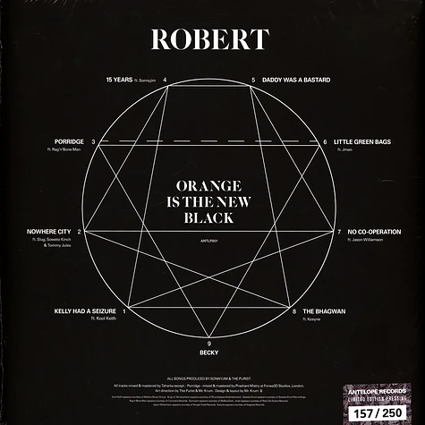 Robert - Orange Is The New Black Picture Disc Lp Edition