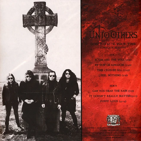 Unto Others - Don't Waste Time Ii Your Black Vinyl Edition