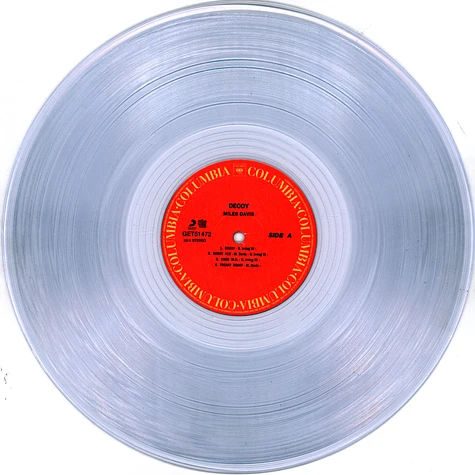 Miles Davis - Decoy Crystal Clear Vinyl Edition