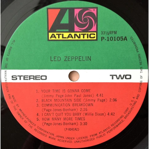 Led Zeppelin = Led Zeppelin - Led Zeppelin = レッド・ツェッペリン