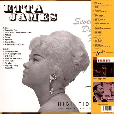 Etta James - Seven Day Fool