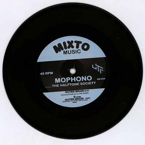 Mophono Featuring The Halftone Society - Outer Brain / Outer Brain Remix