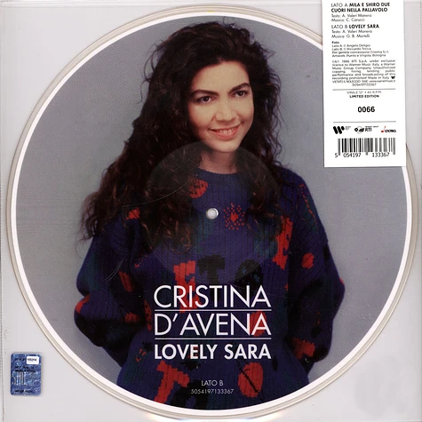 Cristina D'avena - Mila E Shiro Due Cuori Nella Pallavolo Picture Disc Edition