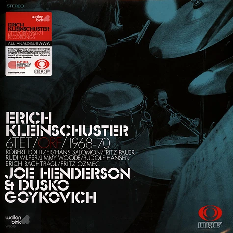 Erich Kleinschuster 6tet - Orf 1968-1970 Feat. Joe Henderson & Dusko Goykovich