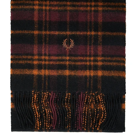 Fred Perry - Redacted Tartan Scarf (Made in England)