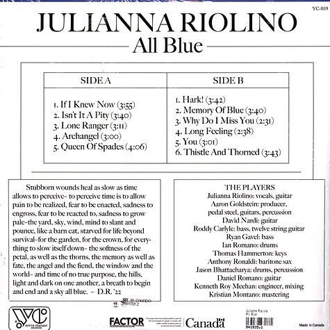 Julianna Riolino - All Blue