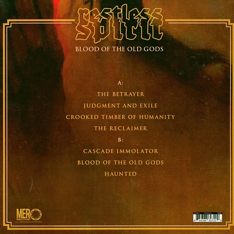 Restless Spirit - Blood Of The Old Gods Translucent Turquoise Vinyl Edition