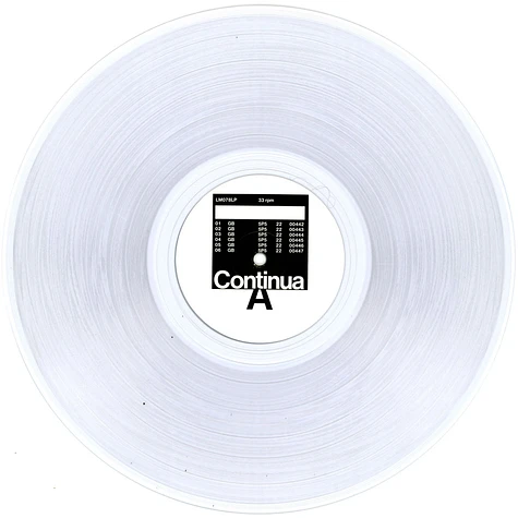 Nosaj Thing - Continua Crystal Clear Vinyl Edition