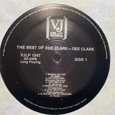 Dee Clark - The Best Of Dee Clark