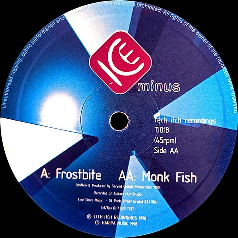 Ice Minus - Frostbite / Monk Fish