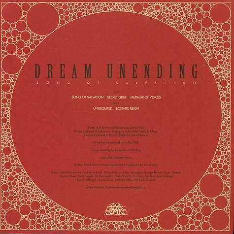 Dream Unending - Song Of Salvation Black Vinyl Edition