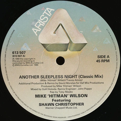 Mike "Hitman" Wilson Featuring Shawn Christopher - Another Sleepless Night (The Dave Morales Remix)