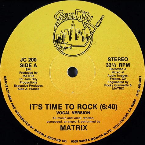 Matrix - It's Time To Rock