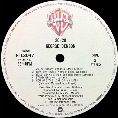 George Benson - 20/20