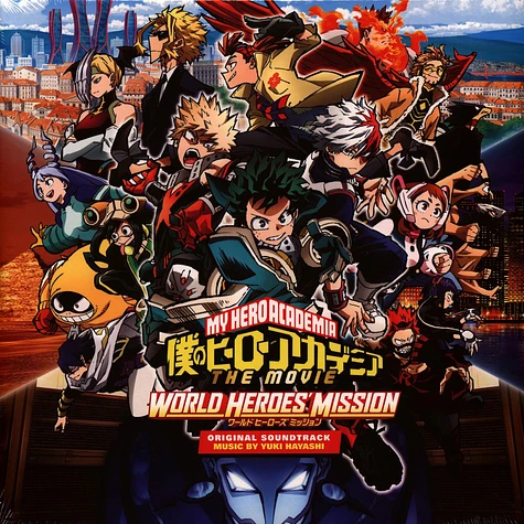 My Hero Academia: World Heroes Mission - Original Soundtrack LP Vinyl