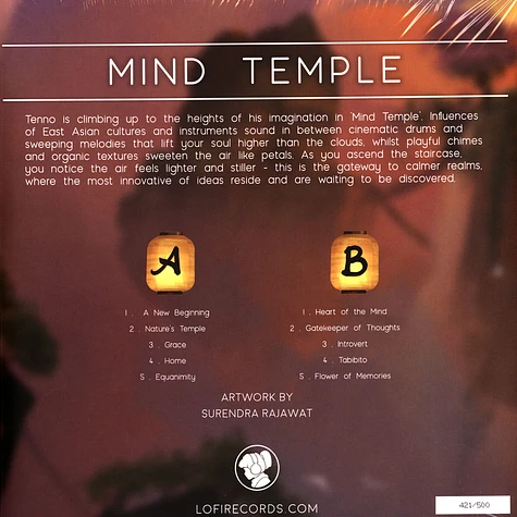 Tenno - Mind Temple White Vinyl Edition