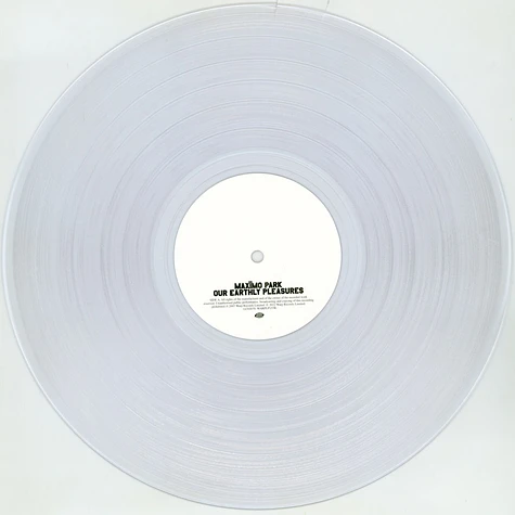 Maximo Park - Our Earthly Pleasures Clear Vinyl Edition